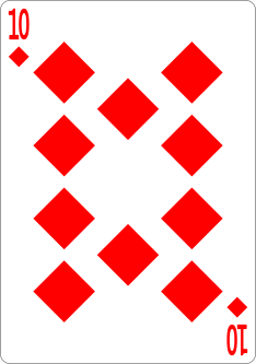 10 of Diamonds